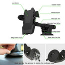 Suction Cup Retractable Car Phone Holder Interior Space Saving Universal Bracket