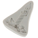 Christmas Silicone mold fondant mold cake decorating tools birthday candle  SJ3C