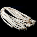 10Pcs 1.32Feet Long Dia. 1/4" Round Cotton Kerosene Oil Lamp Wicks Burner