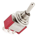 AC 250V/2A 120V/5A ON/ON 2 Position SPDT Mini Micro Toggle Switch Red G4Y5