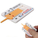 Tire Tread Depth Gauge Car Truck Motorcycle Trailer Wheel Measuring Tool Hei ME