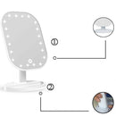 Touch Dimmer Led Mirror Press Screen Makeup Mirror Luxury Mirror with 20 Le V1Q4