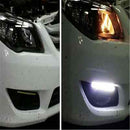 2x Super Bright Waterproof 12V COB White Car LED Light for DRL Fog Driving Lamp^