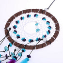 Dreamcatcher with Grean Beads Feathers Car wall Hanging Ornament Crafts
