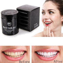 45g Teeth Whitening Powder Natural Organic Activated Charcoal Bamboo Toothp S6X9