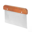 Wooden Handle Bench Dough Scraper Cake Slicer Cutter Pastry Stainless Cutter