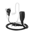 10Pcs 2 Pin PTT MIC Earpiece Covert Tube In-Ear Headset for Kenwood TYT Bao