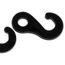 20 Pcs Plastic Shock Bungee Cord Karabiner Hook Elastic Cord Rope End Buckle
