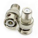 20pcs BNC Male Plug to F Female Jack Adapter Coax Connector Coupler adapter