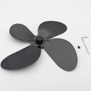 4 Blade for Heat Powered Wood Stove Fan Wood Log Burner Fireplace Friendly Fan..