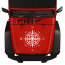 20x20 inch PVC Car Stickers NSWE Compass Decals Graphics Auto Styling Decoration