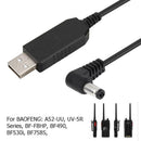 1m USB Charging Cable for Baofeng Pofung bf-uv5r/uv5ra/uv5rb/uv5re Radio