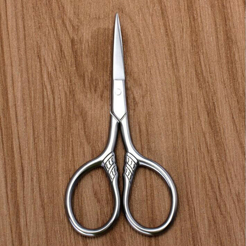 Stainless Steel Men Beard & Mustache Trimming, Cutting Styling Scissors, Barber
