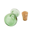 10 Small Flat Bottom Jars DIY Cork Glass Bottle Jars
