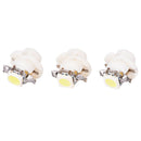 2x T5 B8.4D 5050 1SMD Car LEDDashboard Dash Gauge Instrument Light Bulbs WhitJ,a
