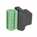 Ethernet RJ45 Female To Screw Terminal 8 Pin CCTV Digital DVR Adapter Con OYC