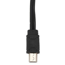 USB 2.0 to Mini A Male 3.5mm Jack Plug Audio Data Cable 45cm 2 Pcs S8N1