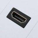 WHITE HDMI LEAD WALL PLATE FULL HD 1080p TV CABLE FACEPLATE SOCKET CONNECTO