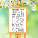 Birthday Pig Silicone Clear Stamp Cling Seal Scrapbook Embossing Album DIY Decor