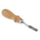 4Pcs Beveler U+V Leather Stitching Tool Edge Skiving Groover Leathercraft