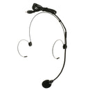 Pack of 8 Condenser Headset Microphone W/ Flexible Wired Boom 3.5mm Mono Black