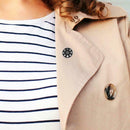 Creative Ferris Wheel Full Moon Star Brooch Badge Lapel Shirts Round Pins
