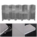 10 Dishes Metal Picnic Gas Stove Wind Shield Folding Camping Outdoor O8G3
