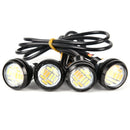4014 12SMD Eagle Eye Light Red Lamps LED Bulb Fog Signal Turn Headlight MO