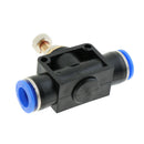 2PCS 10mm 12mm Pneumatic Restrictor Connector Valve Push in Type