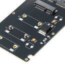 Mini Pcie mSATA SSD to 2.5 inch SATA3 Adapter Card with Case 7 mm Thickness