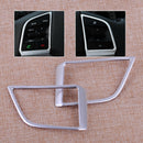 2 Chrome Steering Wheel Panel Cover Insert Trim fit for Hyundai Tucson 2015-2017