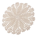7" Round Cotton Crochet Lace Doily Placemat Table Mug Cup Mat Decor Coasters