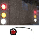 3/4" Marker Lights Triple Diode LED Truck Trailer Clearance Red Indicator N M2S8