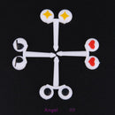 10Pcs Eye Mini Fruit Fork Cartoon Children Fruit Dinner Desert Sticks Fork