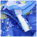 Kids Haircut Hairdresser Hair Cutting Cape Blue Cloak Clothes Apron For Hai O3X4