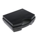 1x Durable Plastic Microphone Storage Case Box Fit 2 Mic Microphone Black