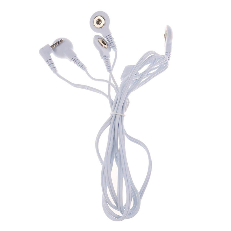 Electrode Lead Wires  Machine Massager Electrode Wire Plug 3.55mm 4-Way Bj