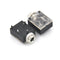 10Pcs 3.5mm Headphones Stereo Audio Socket Jack With nut 5 Pin PCB GVsp