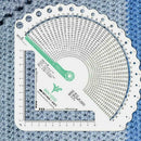Counter Knitting Gauge Converter Calculator Ruler Frame Weaving Tools Hot