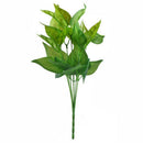 1 Bunch Plastic Leaf Artificial Silk Simulation Green Plant Radish Decor Ho B7P6