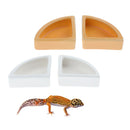 4 Pack Pet Reptile Lizard Gecko Spiders Dish Feeder, Anti Escape Food Bowl