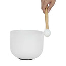 Crystal Singing Bowl Mallet Strike Rubber Ball Yoga Meditation Relax Percus E5A9