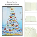 DIY Christmas Tree Special Shaped Diamond Painting 60 Pages A5 Notebook