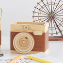 Nordic Simple Wooden Camera Ornament Storage Boxes Creative Multifunction O A6Y5