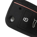 1x Car Key Case Silicone Remote Key Holder Cover Fit Volkswagen VW Golf 7 mk7