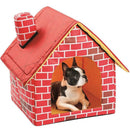 Portable Folding Dog House Cat Bed Puppy Puppy Pet Supplies Portable Brick  I5N9