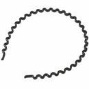 Women's Wear Plastic Black Wavy Hair Tire Hair Band