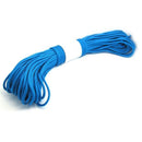 Parachute Cord with 7 strands, 550 lbs, 100 ft. sky blue