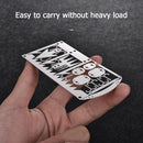12 in 1 Camping Survival Card Multitool Hook Fork Saw for Outdoor Hunting