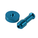 Space Aluminum Single Hat Coat Towel Robe Door Wall Bath Hook Hanger Blue